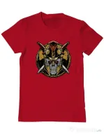 Tricou personalizat barbat Skull Spartan Rosu