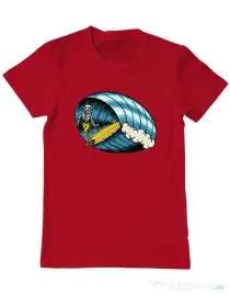 Tricou personalizat barbat Surf Nose Rosu