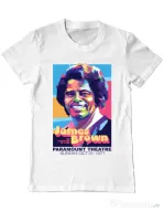 Tricou personalizat barbat James Brown Alb