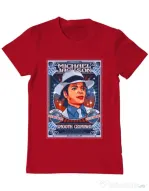 Tricou personalizat barbat Michael Jackson Rosu