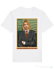 Tricou STANLEY STELLA barbat Kurt Cobain Alb