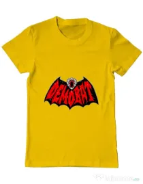 Tricou personalizat barbat Demo-Batman Galben