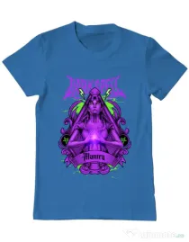 Tricou personalizat barbat DARK SPELL Albastru azuriu