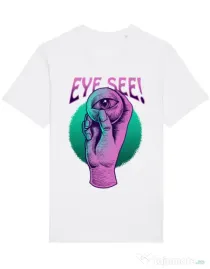 Tricou STANLEY STELLA barbat EYE SEE Alb
