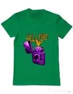 Tricou personalizat barbat HELLFIRE Verde mediu