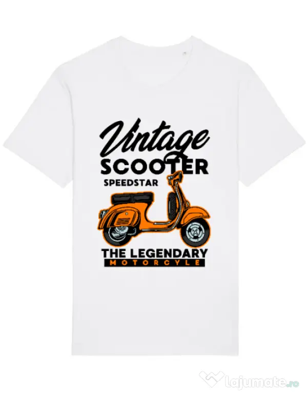 Tricou STANLEY STELLA barbat SCOOTER SPEEDSTAR Alb