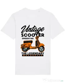 Tricou STANLEY STELLA barbat SCOOTER SPEEDSTAR Alb
