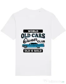 Tricou STANLEY STELLA barbat OLD CARS CLUB Alb