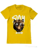 Tricou personalizat barbat Stay Wild Galben