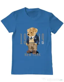 Tricou personalizat barbat Classic Academy Albastru azuriu