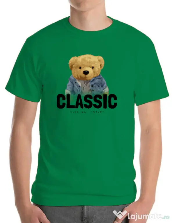 Tricou personalizat barbat Classic Verde mediu