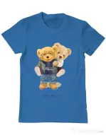 Tricou personalizat barbat Lift you up Albastru azuriu