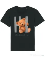 Tricou STANLEY STELLA barbat Nice to meet you Negru