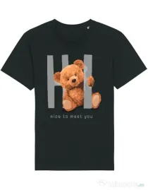 Tricou STANLEY STELLA barbat Nice to meet you Negru