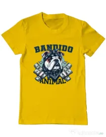 Tricou personalizat barbat BULLDOG 07 Galben