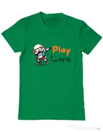 Tricou personalizat barbat Play Time Verde mediu