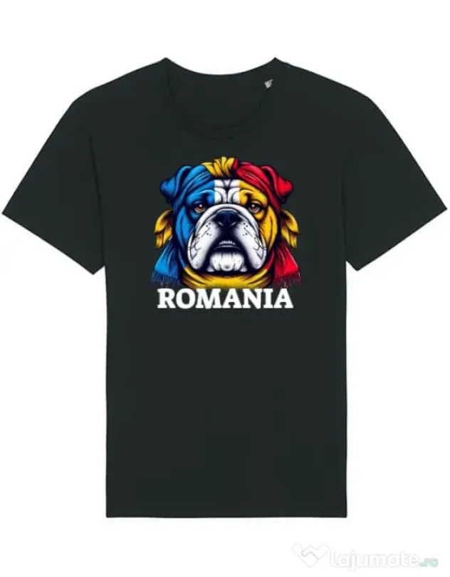 Tricou STANLEY STELLA barbat BULLDOG ROMANIA Negru