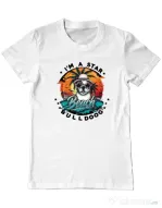 Tricou personalizat barbat BULLDOG 14 Alb
