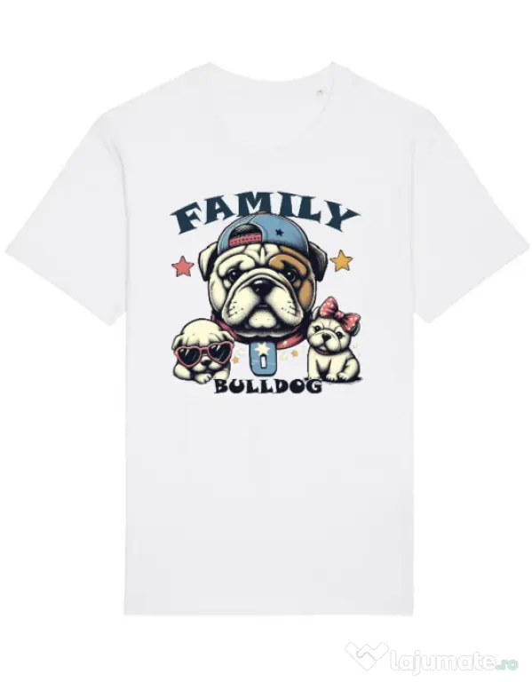 Tricou STANLEY STELLA barbat BULLDOG 16 Alb