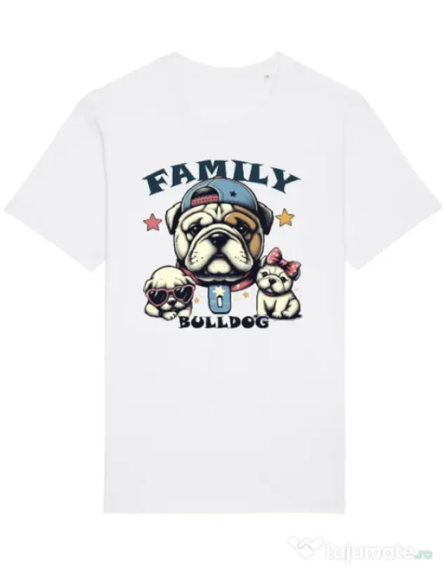 Tricou STANLEY STELLA barbat BULLDOG 16 Alb