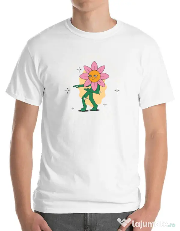 Tricou personalizat barbat M&D 29 Alb