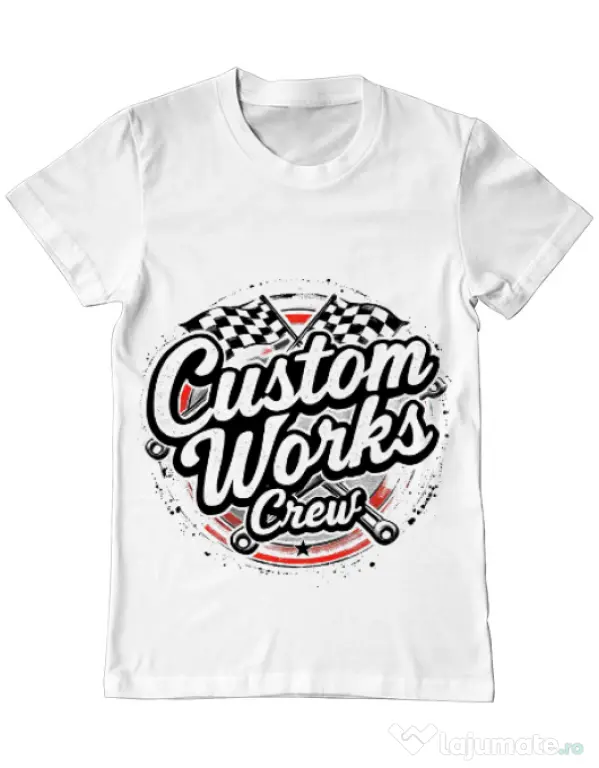 Tricou personalizat barbat oversize CW20252 Alb