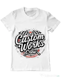Tricou personalizat barbat oversize CW20252 Alb