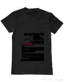 Tricou personalizat barbat oversize gt3rs Negru