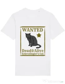 Tricou STANLEY STELLA barbat Wanted cat Alb