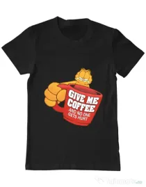Tricou ADLER barbat Give me coffee Negru