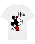 Tricou STANLEY STELLA barbat His Minnie Alb