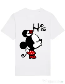 Tricou STANLEY STELLA barbat His Minnie Alb