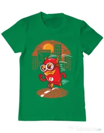 Tricou ADLER barbat Flash minion Verde mediu