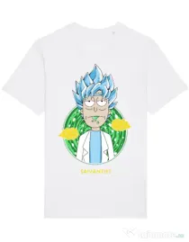 Tricou STANLEY STELLA barbat I'm just saiyantist Alb