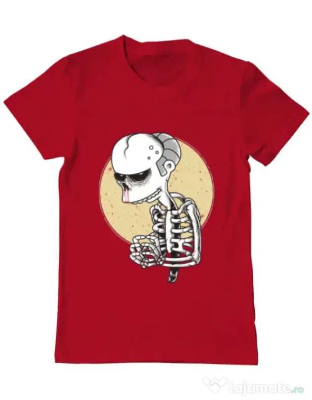 Tricou ADLER barbat Death of Grandfather Rosu