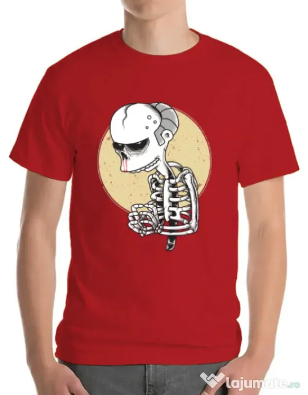 Tricou ADLER barbat Death of Grandfather Rosu