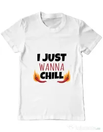 Tricou ADLER barbat I just wanna chill Alb