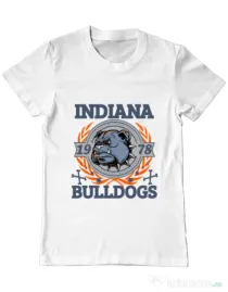 Tricou ADLER barbat Indiana Bulldogs Alb