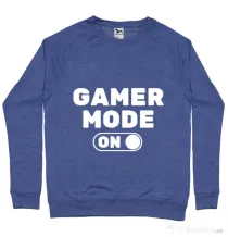 Bluza ADLER barbat Gamer mode on Albastru melanj