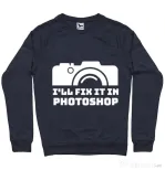 Bluza ADLER barbat I’ll fix it Denim inchis