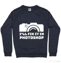 Bluza ADLER barbat I’ll fix it Denim inchis