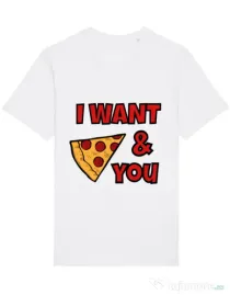 Tricou STANLEY STELLA barbat I want you Alb