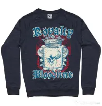 Bluza ADLER barbat Royalty bloodline Denim inchis
