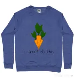 Bluza ADLER barbat I carrot do this Albastru melanj
