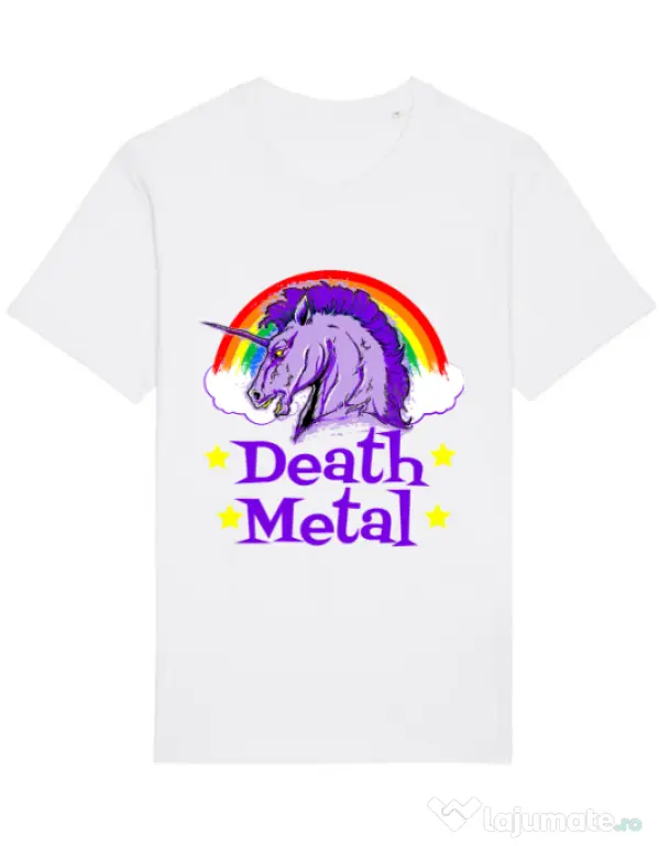 Tricou STANLEY STELLA barbat Death Metal Alb