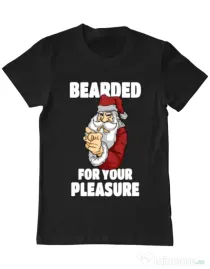 Tricou ADLER barbat Bearded for your pleasure Negru