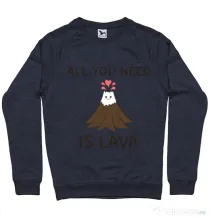Bluza ADLER barbat All you need is lava Denim inchis