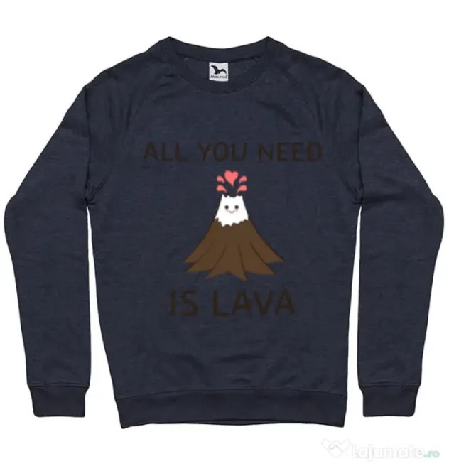 Bluza ADLER barbat All you need is lava Denim inchis