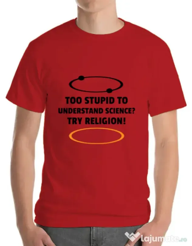 Tricou ADLER barbat Try religion Rosu