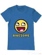 Tricou ADLER barbat Awesome Albastru azuriu